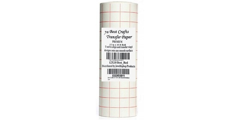 Jh-Best Crafts 12″ X 10′ Feet Roll Transfer Paper w/Grid