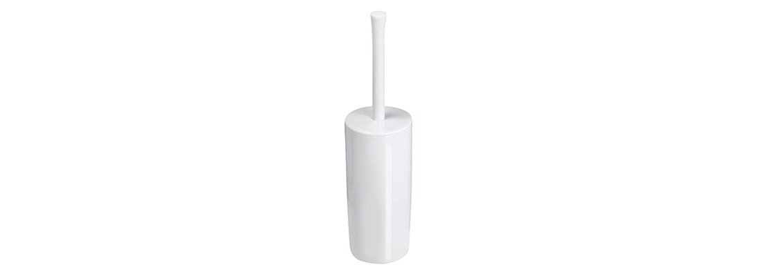 mDesign Slim Compact Plastic Toilet Bowl Brush